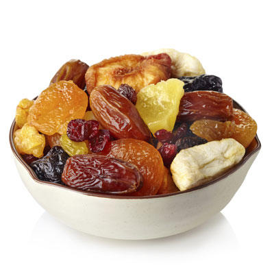 dried fruit is packed with sugar
