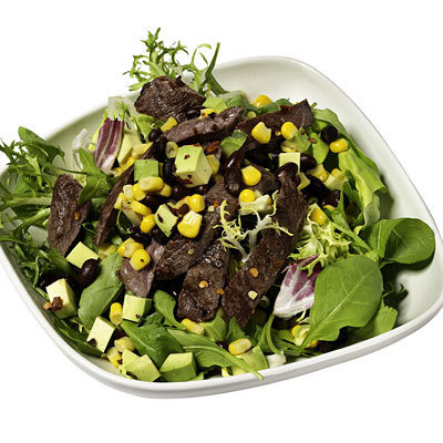 black-bean-steak-avocado-salad