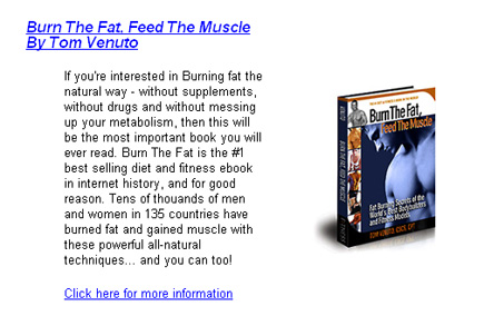 Burn The fat for weight lass
