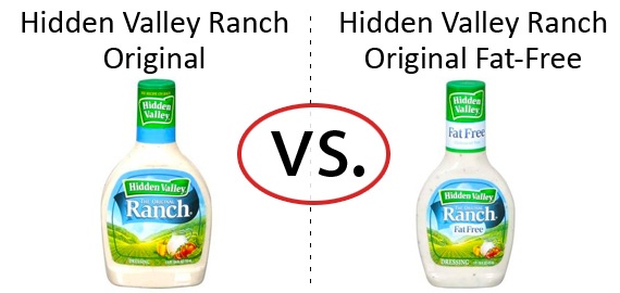 hidden valley ranch original versus fat free