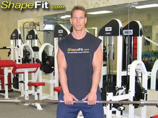 shoulder-exercises-upright-barbell-rows