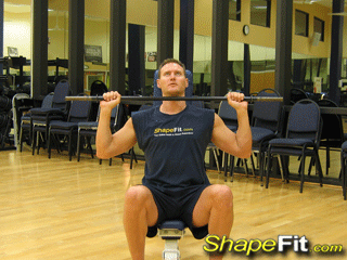 shoulder-exercises-seated-barbell-military-presses