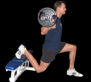 quadriceps-exercises-one-leg-barbell-squats