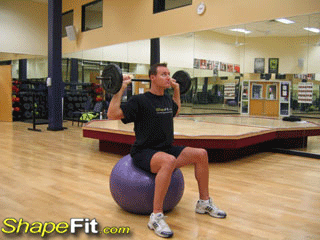 exercise-ball-shoulders-barbell-behind-neck-press