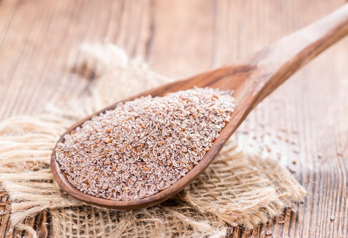 Wooden Spoon with Psyllium fiber