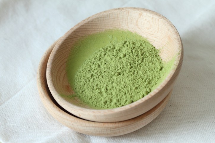 green tea powder