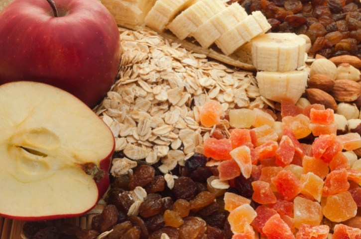 fiber fruits oats 