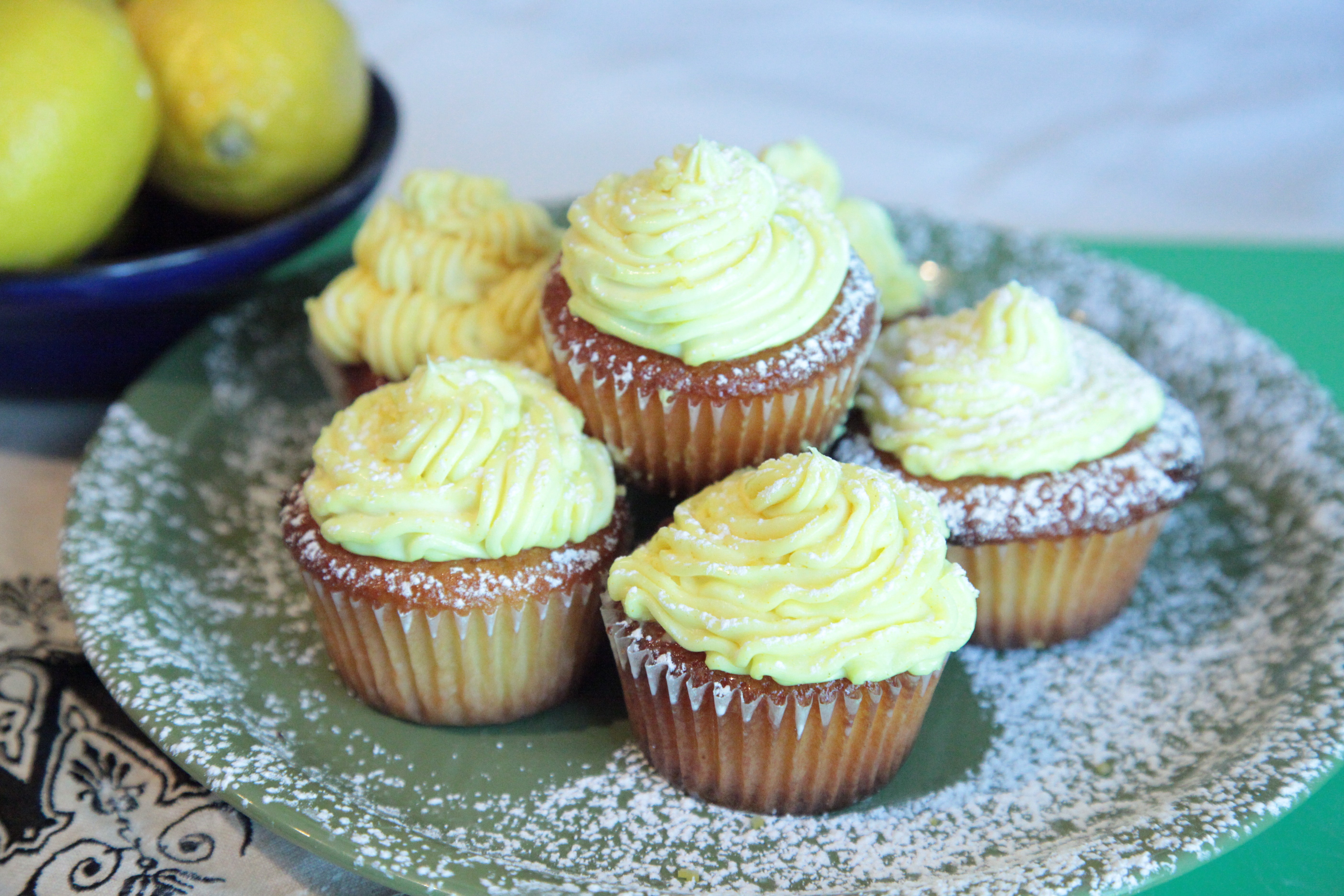 cupcakes on a counter