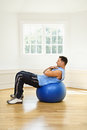 flat stomach fitness exercise ball