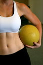 flat belly fitness medicine ball