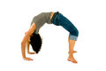 exercises to flatten stomach bridge bend yoga pose
