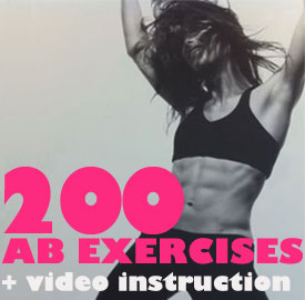 Ab exercises with video instructions