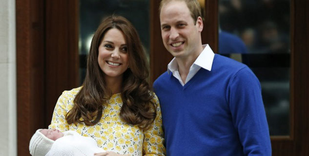 Kate Middleton with Royal Baby