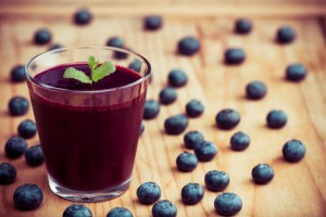 health benefits of drinking blueberry juice