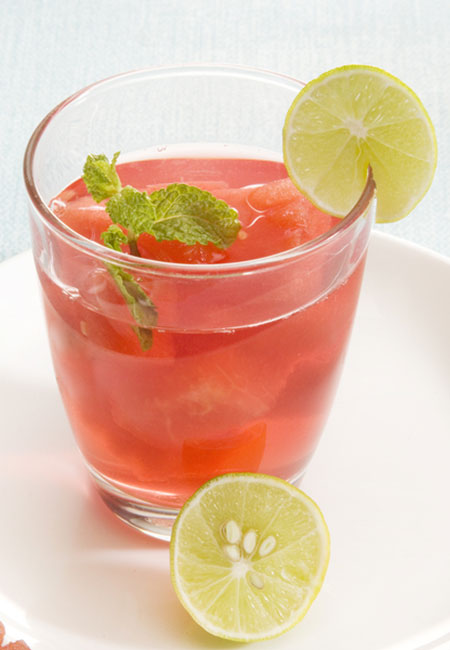 16. Lemon And Watermelon Juice