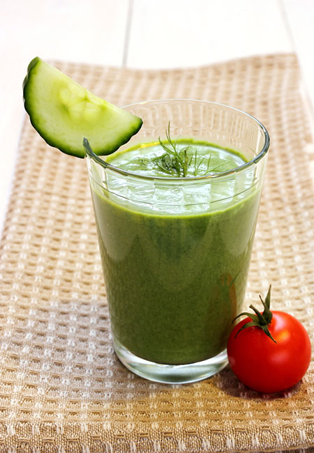 17. Tomato And Cucumber Juice