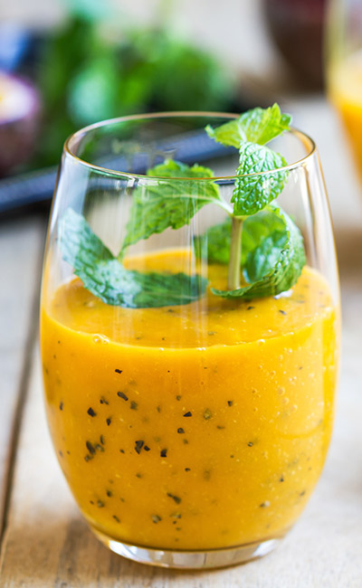 Mango And Passion Fruit Smoothie