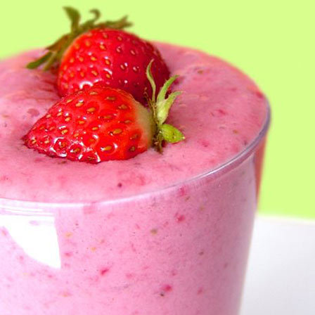 low calorie strawberry smoothie