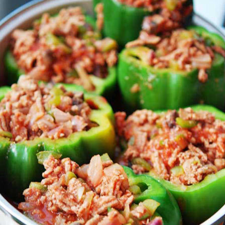 low calorie stuffed bell peppers