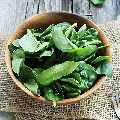 eat spinach and other leafy greens