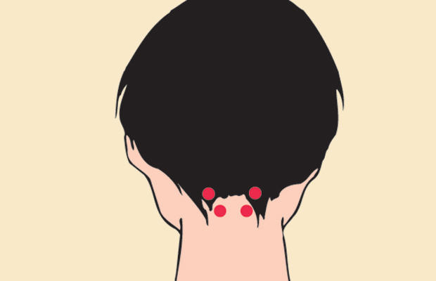 back of neck pressure point