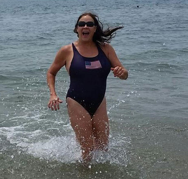 Sarah Dunstan, 61, long-distance swimmer