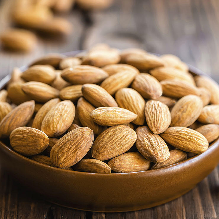 Stash almonds in your snack drawer