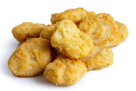 Frozen battered chicken nuggets